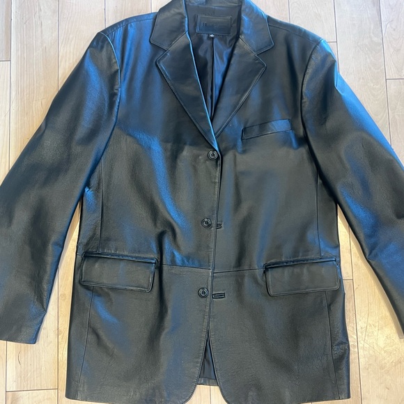 Men’s leather blazer! LT - Picture 1 of 3